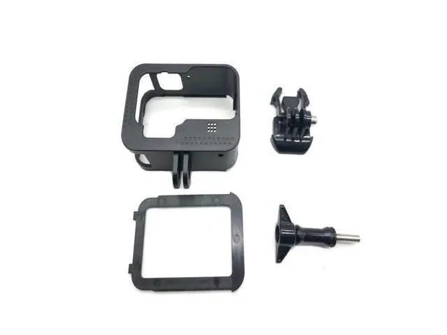 Alt view image 3 of 4 - Plastic full Frame Case for Gopro Hero 9 Action Camera Go Pro Accessories Protective Case with Mount Base and Screw