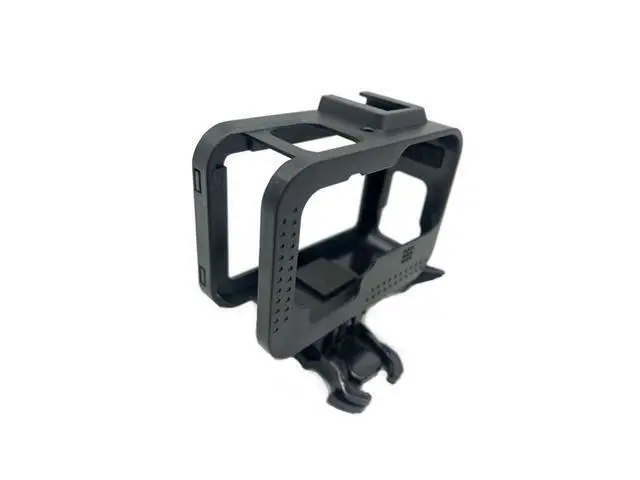 Alt view image 4 of 4 - Plastic full Frame Case for Gopro Hero 9 Action Camera Go Pro Accessories Protective Case with Mount Base and Screw