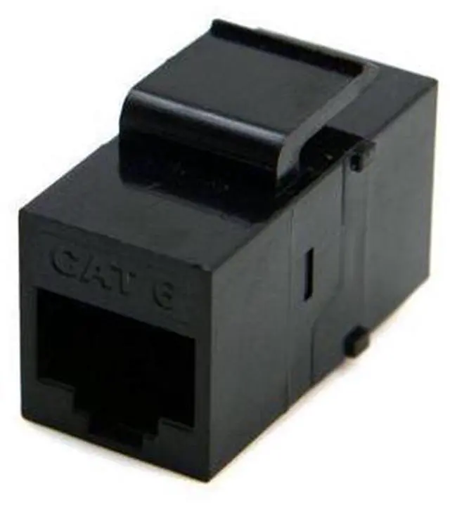 Main image of CYDZ UTP CAT6 Keystone Coupler RJ45 Female to Female UTP CAT6 Keystone inline Coupler Black