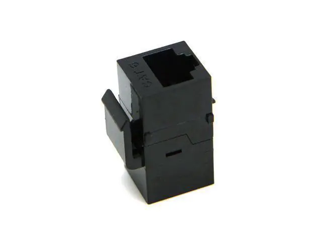 Alt view image 4 of 4 - CYDZ UTP CAT6 Keystone Coupler RJ45 Female to Female UTP CAT6 Keystone inline Coupler Black