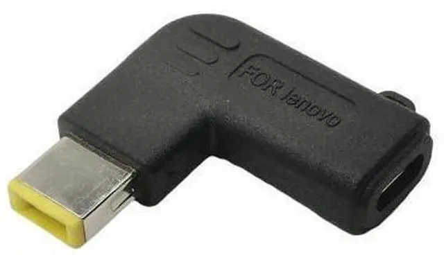 Alt view image 2 of 3 - Adaptateur de charge d'alimentation USB Type C 65W PD, entrée femelle à pointe mince pour Lenovo B50 G40 G50 G70 G505S Z40 Z50 Z70 (carré a)