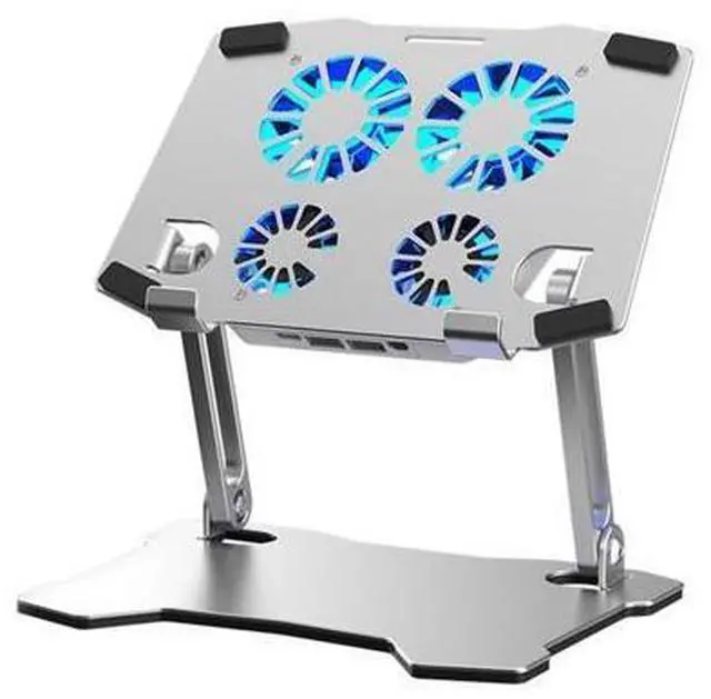 Main image of Adjustable Tablet Stand Gaming Tablet Cooler for Tablet PC Support Tablet Stand Cooling Fan Pad Tablet Holder Base
