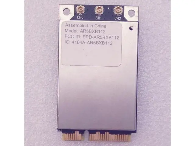 Alt view image 2 of 2 - Atheros AR9380 AR5BXB112 Mini PCI-Express Wireless Card 607-7211-A
