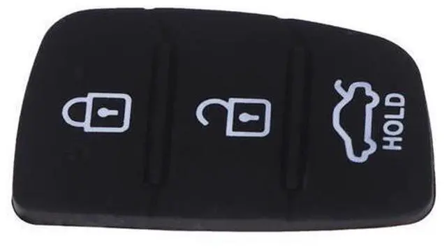 Main image of Gran oferta de reemplazo de 3 botones para reparar la piel, funda plegable para llave de coche, almohadilla de goma para coche