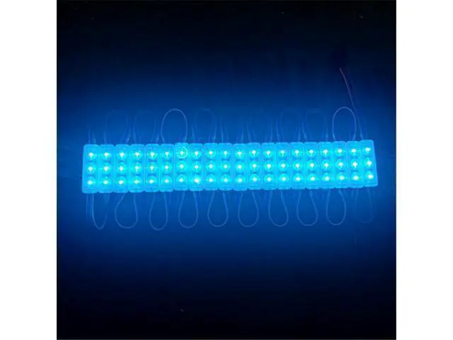 Alt view image 3 of 3 - DC 12V 5050 RGB LED Module IP68 Waterproof Injection Lens Advertising Light Changeable Color Sign Backlight Outdoor LED String