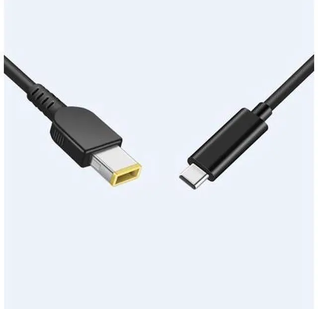 Main image of Câble USB type-c PD 65W 20V pour chargeur d'ordinateur portable Lenovo ThinkPad, adaptateur de prise d'alimentation cc, 1.5m