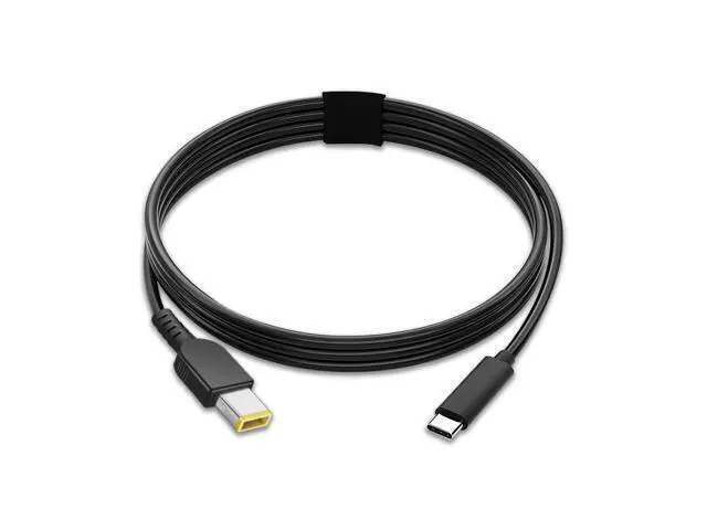 Alt view image 2 of 4 - Câble USB type-c PD 65W 20V pour chargeur d'ordinateur portable Lenovo ThinkPad, adaptateur de prise d'alimentation cc, 1.5m