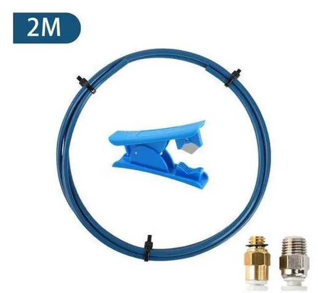 Main image of Capricorn Bowden PTFE Tubing Tube Fitting Push to Connect Pneumatic Fitting PTFE Tube Cutter For CREALITY Ender Printer