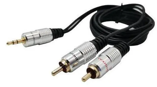 Main image of Câble Audio RCA 3.5 à 2, câble Jack 3.5mm vers 2RCA mâle, séparateur Aux, pour télévision, PC, amplificateurs, câbles Audio DVD