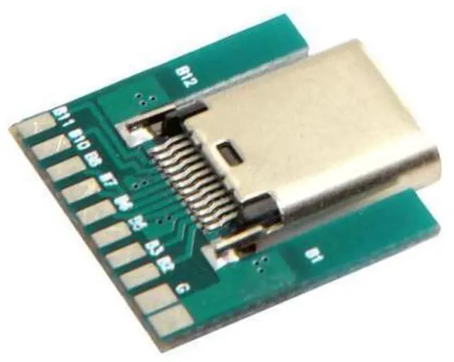 Alt view image 2 of 4 - CYDZ DIY 24pin USB 3.1 Type C Female Socket Connector SMT type with PC Board
