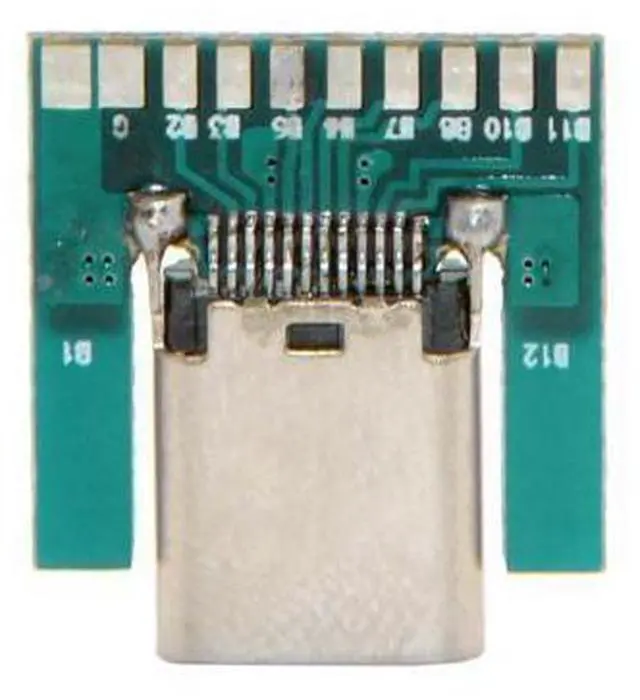 Alt view image 3 of 4 - CYDZ DIY 24pin USB 3.1 Type C Female Socket Connector SMT type with PC Board