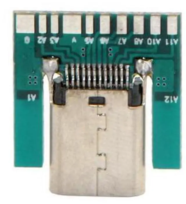 Alt view image 4 of 4 - CYDZ DIY 24pin USB 3.1 Type C Female Socket Connector SMT type with PC Board