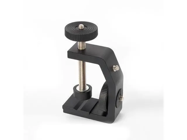 Alt view image 2 of 4 - Aluminum Alloy Super Clamp Large C-Type Clamp Clip Fixed Desktop Clamp Holder C-Type Clamp Flash Camera Tripod Photography Stand