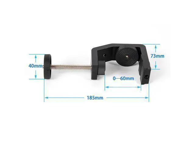 Alt view image 4 of 4 - Aluminum Alloy Super Clamp Large C-Type Clamp Clip Fixed Desktop Clamp Holder C-Type Clamp Flash Camera Tripod Photography Stand