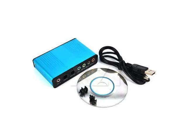 Alt view image 4 of 6 - USB 2.0 Sound Card 6 Channel 5.1 Optical External Audio Card SPDIF Controller CM6206 Chipset for PC Laptop Desktop Tablet