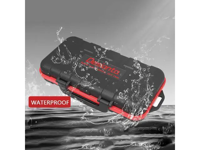 Alt view image 3 of 3 - Desiontal Waterproof SD Card Holder Camera Case SD/XQD/CF/TF for Nikon EN-EL15 EN-EL 14A LP-E6 /Sony/Leica Camera