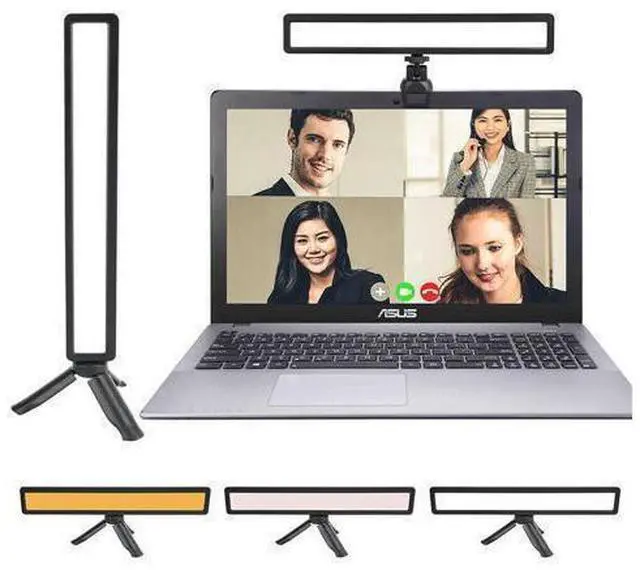 Main image of WS-66C LED Video Light Computer Monitor Light Fill Light with Tripod Lighting