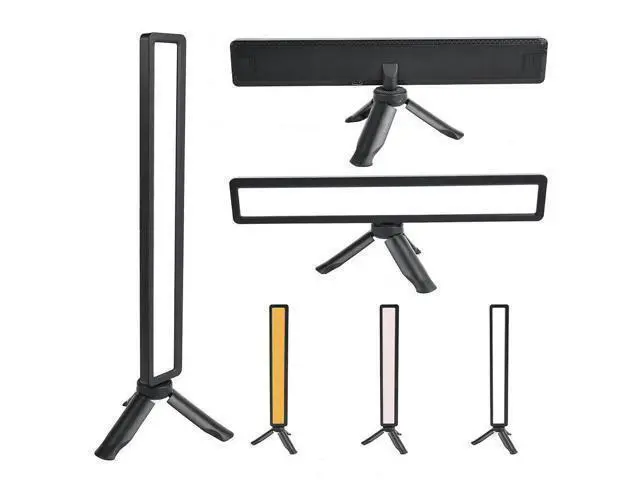 Alt view image 4 of 4 - WS-66C LED Video Light Computer Monitor Light Fill Light with Tripod Lighting