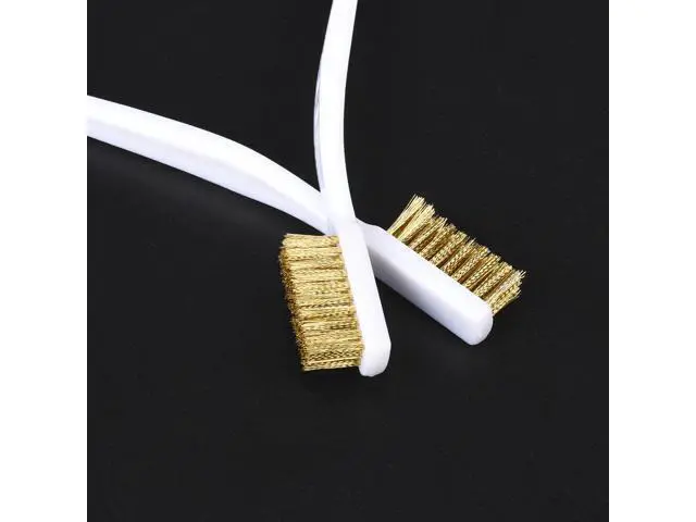 Alt view image 3 of 3 - 3D Printer Cleaner Tool Copper Wire Toothbrush Copper Brush Handle For Nozzle Heater Block Hotend Cleaning Hot Bed Parts