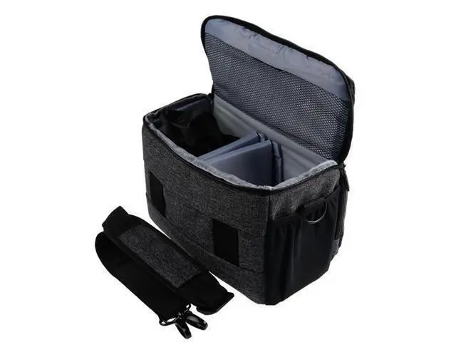 Alt view image 2 of 4 - Camera Bag for Canon Nikon Sony Cameras and Accessories Carrying Case Shockproof Protective Camera Handbag