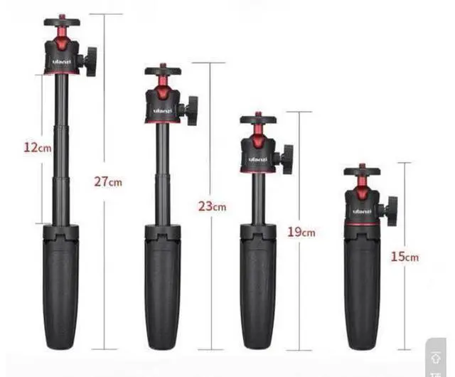 Main image of Mt-38 Mini Tripod Stand Selfie Stick with Phone Clip for Smartphone 360 Rotatable Phone Holder Stand for Video/ Vlogging/ Selfie