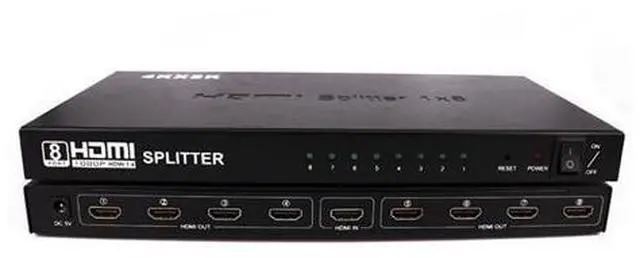 Main image of 4Kx2K HDMI Connector 1 In 8 out HDMI Adapter Full HD HDMI Switch Switcher Splitter for XBOX DVD PS3 PS4 Projector