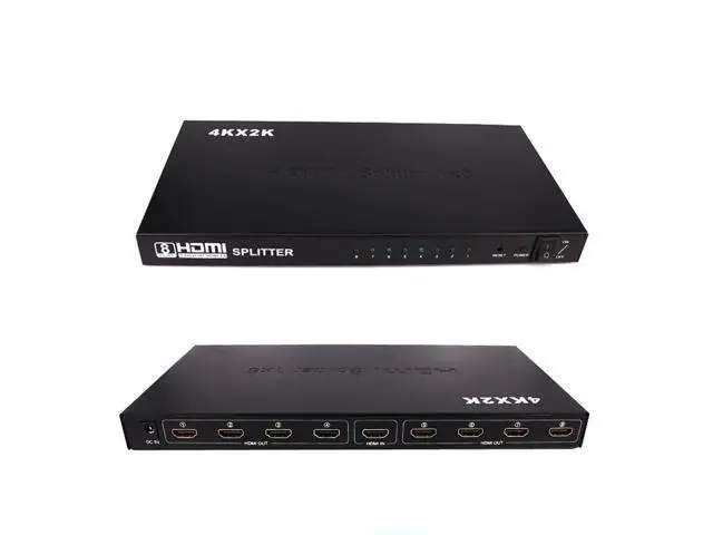 Alt view image 4 of 5 - 4Kx2K HDMI Connector 1 In 8 out HDMI Adapter Full HD HDMI Switch Switcher Splitter for XBOX DVD PS3 PS4 Projector