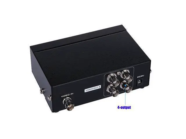 Alt view image 4 of 4 - 4-port BNC Video Splitter Converter CCTV DVR Composite Video BNC Box(Not SDI Splitter Box)