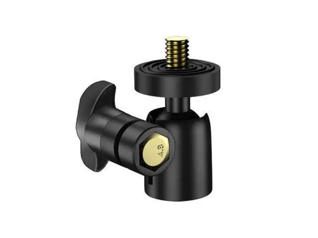 Alt view image 2 of 4 - Universal 360 Mini ABS Ball Head Tripod Monopod Mount for DSLR Camera
