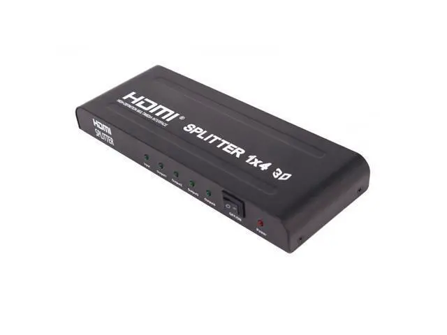 Alt view image 5 of 7 - HD HDMI Distributor One Sub Four Video Splitter HDMI One In Four Out 3D 1 in 4 Out Frequency Divider