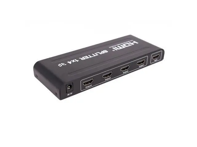 Alt view image 3 of 7 - HD HDMI Distributor One Sub Four Video Splitter HDMI One In Four Out 3D 1 in 4 Out Frequency Divider