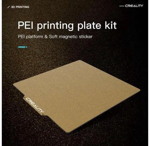 Main image of CREALITY 3D Parts PEI Printing Plate Kit 235*235mm*2mm For Ender 3/Ender 3 Pro/Ender 5/ender-5 pro 3D printer
