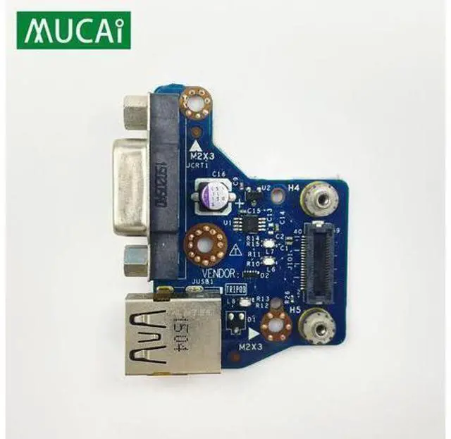 Main image of USB VGA Jack board For Dell Latitude E6440 laptop USB Charging VGA board VAL90 LS-9938P