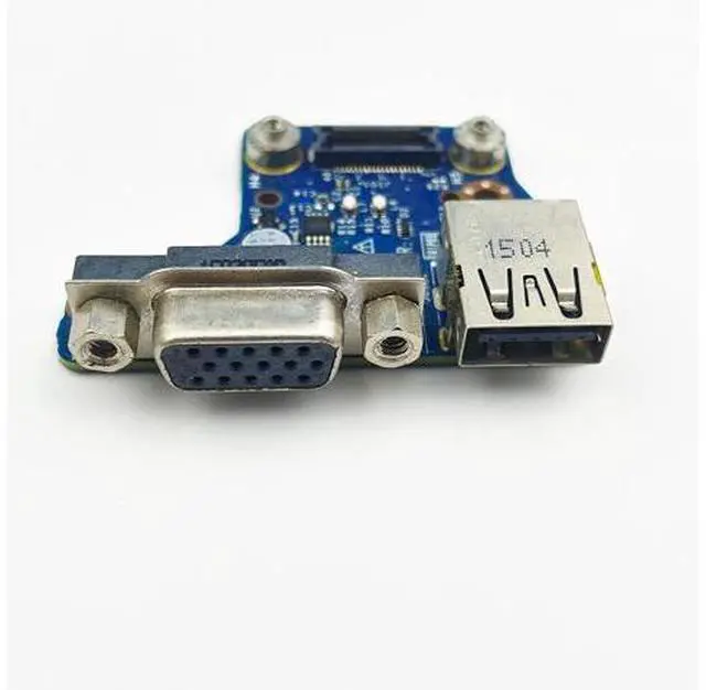 Alt view image 4 of 4 - USB VGA Jack board For Dell Latitude E6440 laptop USB Charging VGA board VAL90 LS-9938P