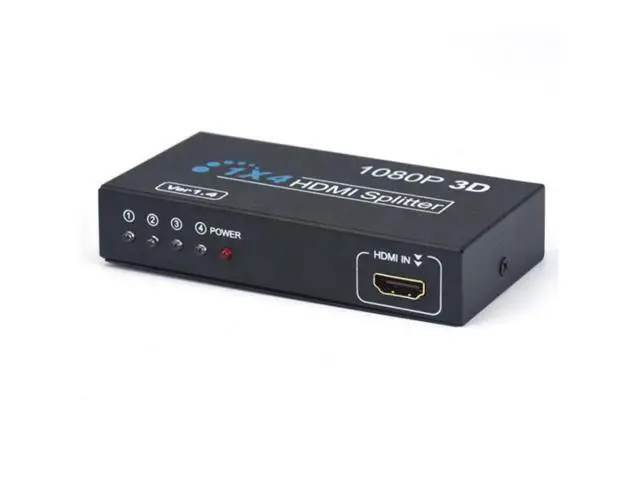 Alt view image 3 of 4 - HDMI Splitter 1x4 Ultra Splitter Hdmi 1080p 1 Inout 4 Output HDMI Switcher EP Chip Support 1080p