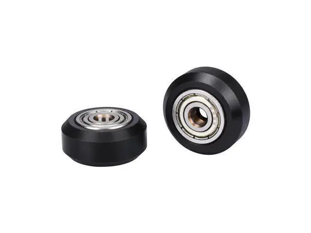 Alt view image 3 of 3 - 1 pcs Openbuilds Plastic wheel POM Passive Round wheel Idler Pulley Gear perlin wheel & V type groove passive for V-slot C-beam
