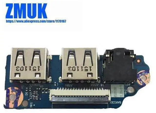 Alt view image 2 of 2 - USB&AUDIO BOARD L30014&15ISK For Lenovo IdeaPad 300 Series,P/N 5C50K38228 NS-A484