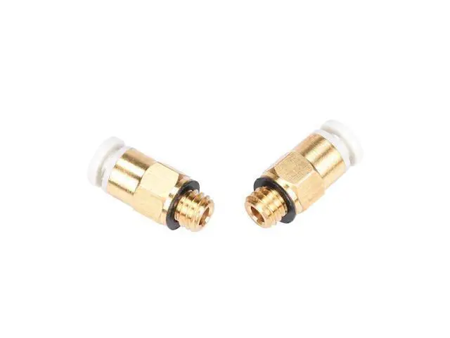 Alt view image 2 of 3 - 3D Printer Parts Pneumatic Fittings Connector One-touch 4*2 mm M6 thread for 1.75 mm filament for Reprap bowden extruder