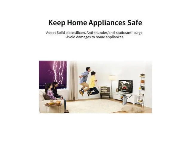 Alt view image 4 of 7 - HD Surge Protector Mini Portable Protector 4K 3D for ESD and Surge Protection Anti-thunder Anti-static