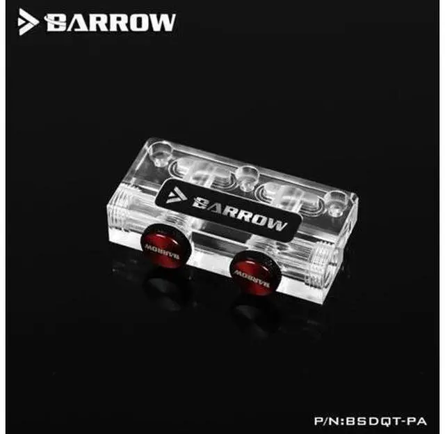 Alt view image 3 of 3 - Barrow BSDQT-PA Acrylic L-Steer Graphics Card Cold Head Bridge Head Modification Kit