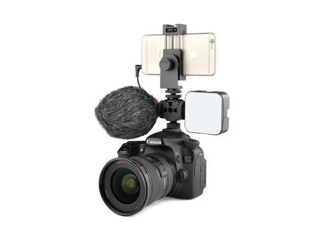 Alt view image 3 of 4 - Triple Cold Shoe Mount Extension Bracket 3 Cold Shoe Stand Mount Extension Bracket for Tripod/camera/video Light/microphone