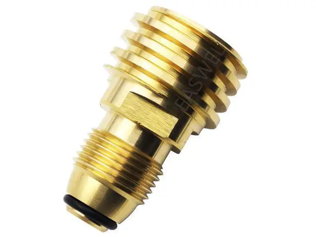 Alt view image 2 of 2 - Adaptador de Gas propano que convierte Válvula de servicio de tanque poll LP a QCC1/Type1- Old t C5B7