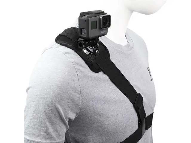Alt view image 3 of 4 - Adjusted Elastic Shoulder Mount Strap for Gopro 8 7 6 5 4 3+ 3 2 1 Strap Clamp for Action Cameras Gopro Accessories