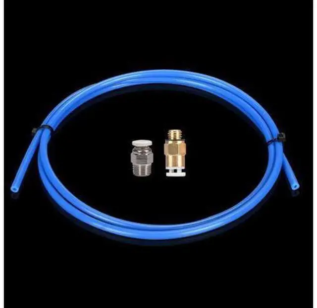 Main image of PTFE Tube Teflont PiPe Fitting Connect+PC4-01 Pneumatic Connectors Quick Fitting Bowden 3D Printer Parts For Ender 3 CR10 Hotend