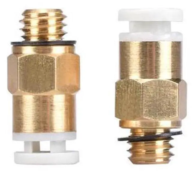 Alt view image 3 of 3 - PTFE Tube Teflont PiPe Fitting Connect+PC4-01 Pneumatic Connectors Quick Fitting Bowden 3D Printer Parts For Ender 3 CR10 Hotend