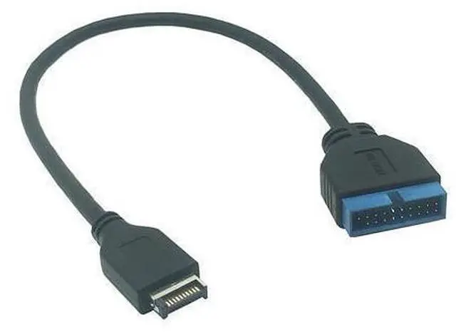 Main image of Câble USB 3.1 Type C avec prise frontale et connecteur pour carte mère et PC, rallonge d'en-tête 19 broches à 20 broches, 3.0