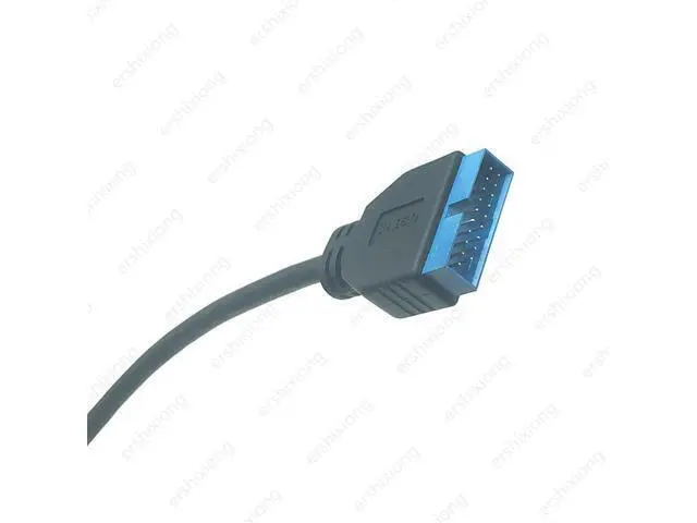 Alt view image 3 of 3 - Câble USB 3.1 Type C avec prise frontale et connecteur pour carte mère et PC, rallonge d'en-tête 19 broches à 20 broches, 3.0
