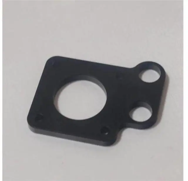 Main image of Reprap Prusa CNC black color metal Y-motor mount plate Sturdier RepRap Prusa i3 Aluminum y-motor mount for NEMA 17 stepper motor