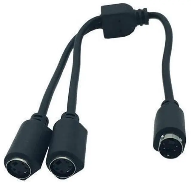 Main image of Adaptateur de câble en Y de 0.25M, séparateur s-vidéo 1 mâle à 2 câbles femelles