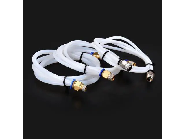 Alt view image 2 of 3 - 1M 3D Printer PTFE Tube with PC4-01 Fittings for Long-distance RepR 3D Printer J-head Hotend for 1.75mm 3D Bowden Extruder